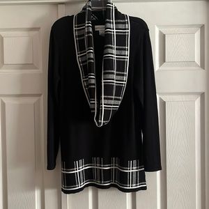 Womens Sweater with Matching Scarf